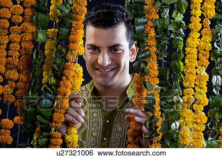 Stock Photograph - Portrait of an Indian man. Fotosearch