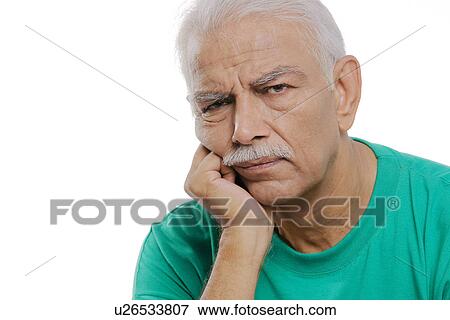Stock Photo - Portrait of an old man. Fotosearch