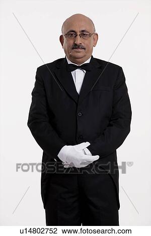 Portrait of butler View Large Photo Image Stock Image - Portrait of butler. Fotosearch