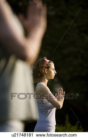 Stock Image - Surya namaskar. Fotosearch