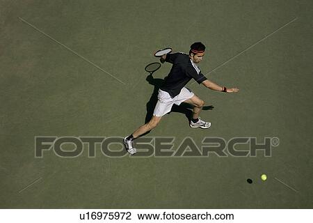 Stock Image - Tennis player. Fotosearch