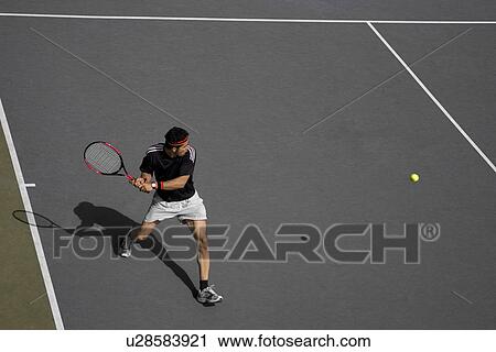Stock Image - Tennis player. Fotosearch