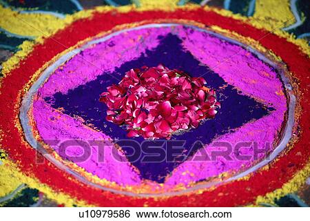 Stock Photograph - Traditional Rangoli. Fotosearch