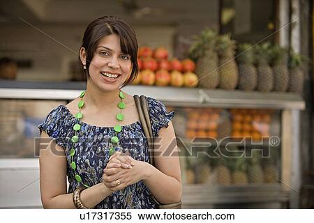 Stock Photography - Woman smiling. Fotosearch