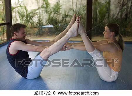 Stock Image - Yoga. Fotosearch