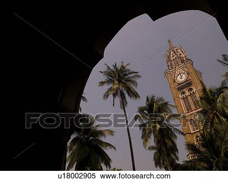 Stock Photography - Bell tower of building in Mumbai. Fotosearch