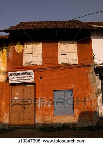 "Building in Jewtown, Cochin, Kerala, India" View Large Photo Image Stock Photo - "Building in Jewtown, Cochin, Kerala, India". Fotosearch