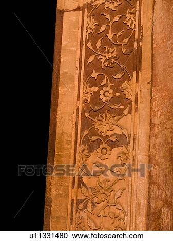 "Carvings on walls of Fatehpur Sikri, India - City of Victory, Agra" View Large Photo Image Stock Image - "Carvings on walls of Fatehpur Sikri, India - City of Victory, Agra". Fotosearch