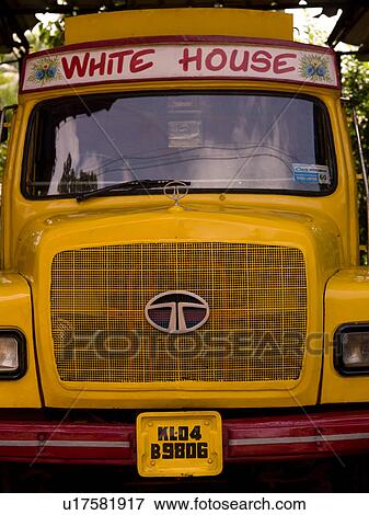 Stock Photo - "Decorated trucks in Alleppey, Kerala, India". Fotosearch