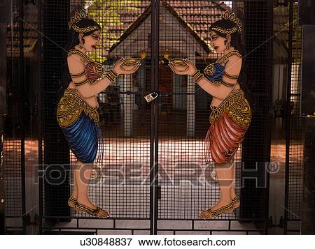 "Decorative gate in Alleppey, Kerala, India" View Large Photo Image Stock Photo - "Decorative gate in Alleppey, Kerala, India". Fotosearch