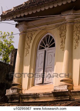 "Exterior of a building in Alleppey, Kerala, India" View Large Photo Image Stock Photo - "Exterior of a building in Alleppey, Kerala, India". Fotosearch