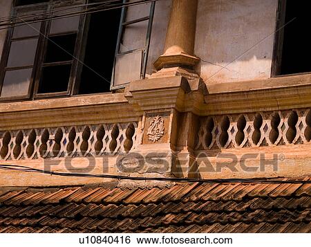 "Exterior of a building in Alleppey, Kerala, India" View Large Photo Image Stock Photograph - "Exterior of a building in Alleppey, Kerala, India". Fotosearch