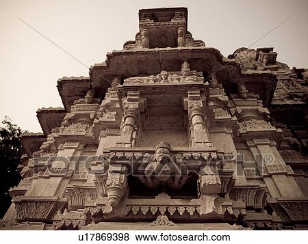 Stock Photo - "Exterior of wall in the Abandon City of Fatehpur, Rajasthan India". Fotosearch