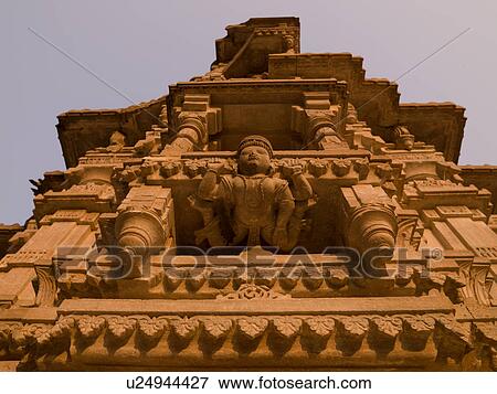 Stock Photo - "Exterior of wall in the Abandon City of Fatehpur, Rajasthan India". Fotosearch