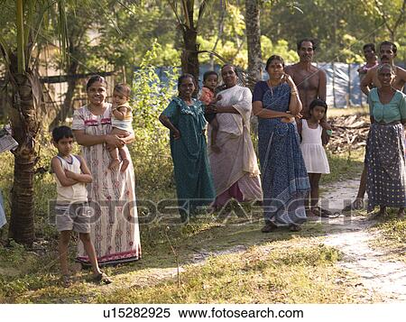 Stock Photography - Family group in India. Fotosearch