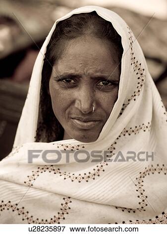 Stock Photo - Gypsy woman in India. Fotosearch