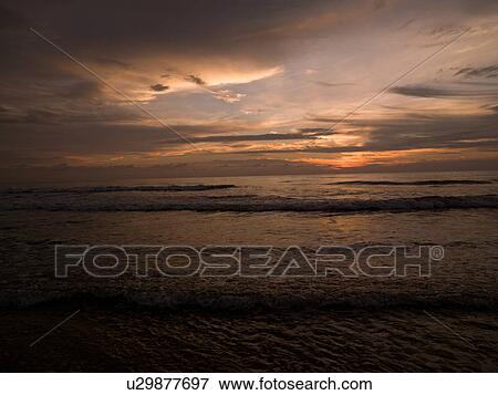 Stock Photo - "Horizon view of the Arabian Sea, Kerala, India". Fotosearch