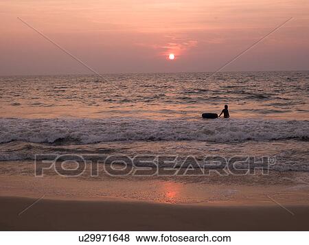 "Horizon view of the Arabian Sea, Kerala, India" View Large Photo Image Stock Photo - "Horizon view of the Arabian Sea, Kerala, India". Fotosearch