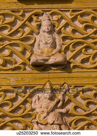 "Jaipur, India - carvings on exterior wall" View Large Photo Image Stock Image - "Jaipur, India - carvings on exterior wall". Fotosearch