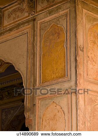 Stock Photo - "Jaipur, India - decorated interior wall". Fotosearch
