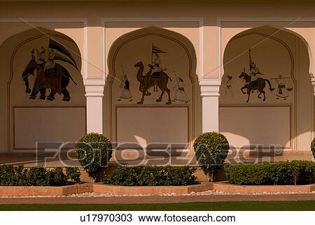 "Jaipur, India - exterior of building" View Large Photo Image Stock Image - "Jaipur, India - exterior of building". Fotosearch