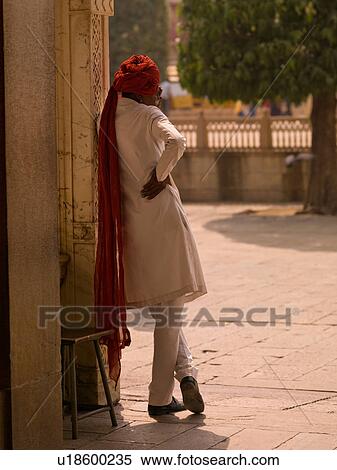 "Jaipur, India - man wearing a turban" View Large Photo Image Stock Photography - "Jaipur, India - man wearing a turban". Fotosearch