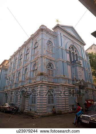 Keneseth Eliyahoo Synagogue in Mumbai India View Large Photo Image Picture - Keneseth Eliyahoo Synagogue in Mumbai India. Fotosearch