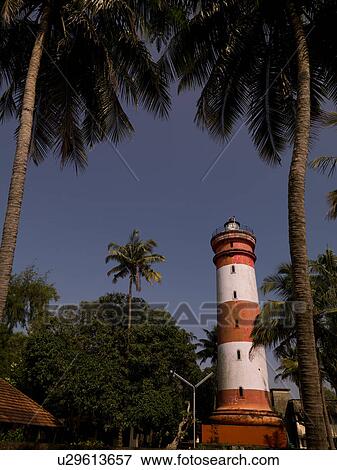 "Lighthouse in Alleppey, Kerala, India" View Large Photo Image Stock Photo - "Lighthouse in Alleppey, Kerala, India". Fotosearch