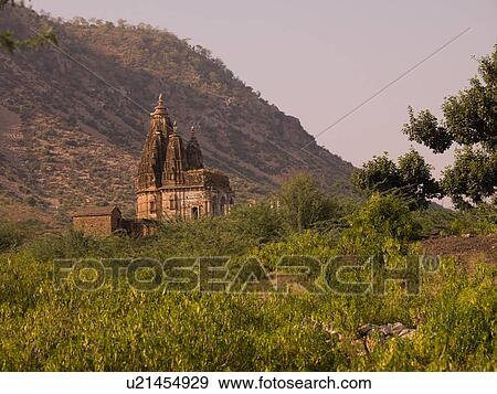 Stock Photo - "Rajasthan, India - rural landscape". Fotosearch