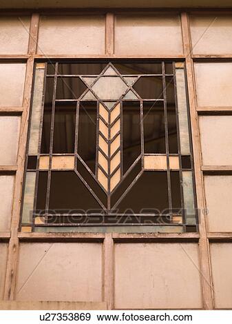 Stock Photo - Star of David in Window. Fotosearch