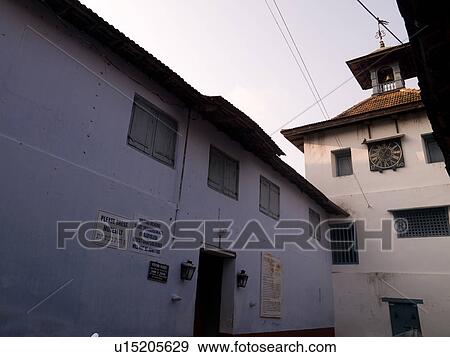 Stock Photo - "Synagogue, Jewtown, Cochin, India". Fotosearch