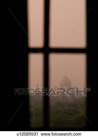 Stock Image - "Taj Mahal, Agra India". Fotosearch