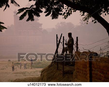 Stock Image - "Taj Mahal, Agra India". Fotosearch