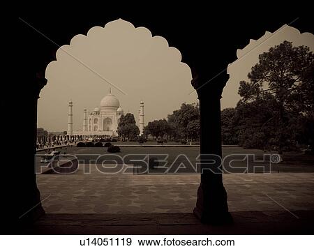 Stock Photo - "Taj Mahal, Agra India". Fotosearch