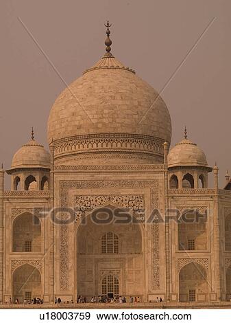Stock Photo - "Taj Mahal, Agra India". Fotosearch
