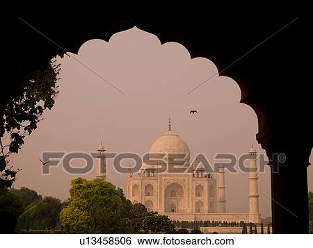 "Taj Mahal, Agra India" View Large Photo Image Stock Photograph - "Taj Mahal, Agra India". Fotosearch