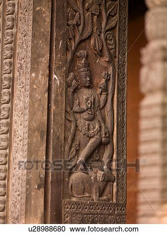 "Varanasi, India - Carved surface on wall" View Large Photo Image Stock Image - "Varanasi, India - Carved surface on wall". Fotosearch