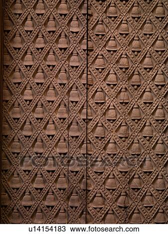 Stock Image - "Varanasi, India - Façade of building ". Fotosearch