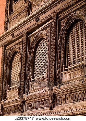 Stock Photo - "Varanasi, India - Façade of building ". Fotosearch