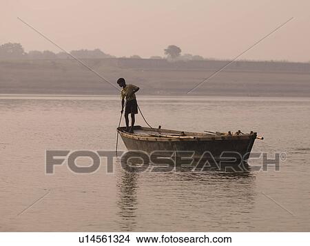 Picture - "Varanasi, India - Life on the Ganges". Fotosearch