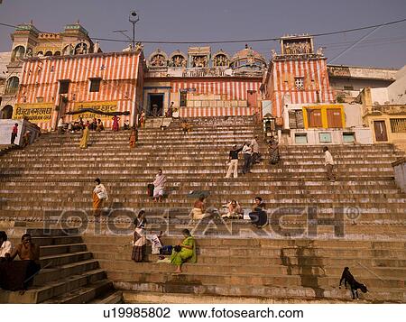"Varanasi, India - Life on the Ganges" View Large Photo Image Stock Image - "Varanasi, India - Life on the Ganges". Fotosearch
