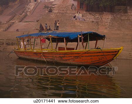 Stock Image - "Varanasi, India - Life on the Ganges". Fotosearch
