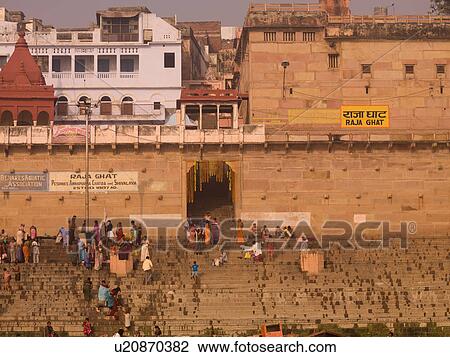 Stock Image - "Varanasi, India - Life on the Ganges". Fotosearch