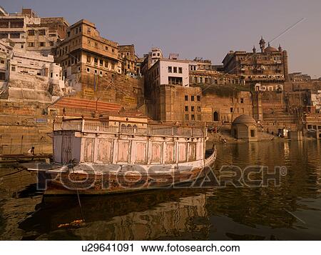 Stock Image - "Varanasi, India - Life on the Ganges". Fotosearch