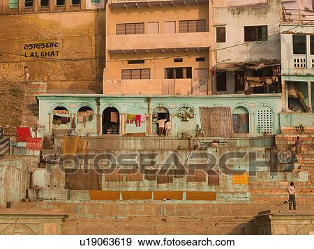 Stock Photo - "Varanasi, India - Life on the Ganges". Fotosearch