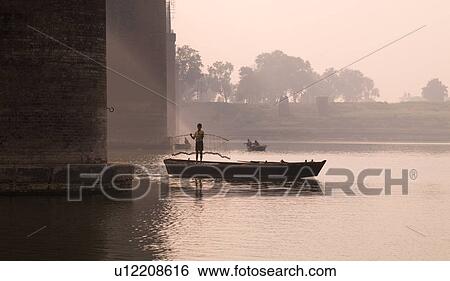 Stock Photograph - "Varanasi, India - Life on the Ganges". Fotosearch