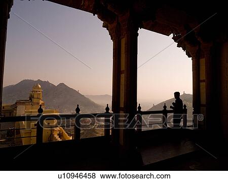 "View from balcony of Amber Fort, Jaipur, India" View Large Photo Image Stock Photo - "View from balcony of Amber Fort, Jaipur, India". Fotosearch