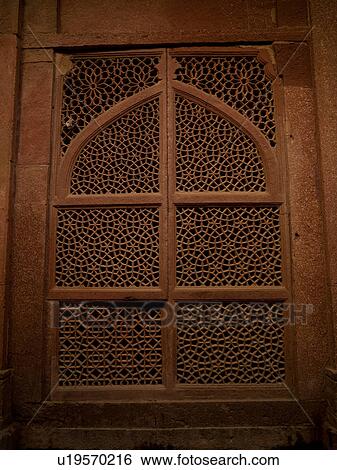 Stock Photograph - "Wall in Fatehpur Sikri, India - City of Victory, Agra". Fotosearch