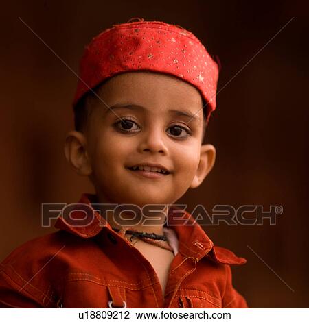 Stock Image - Young Indian boy in India. Fotosearch
