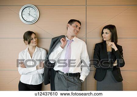 Business people in office View Large Photo Image Stock Image - Business people in office. Fotosearch
